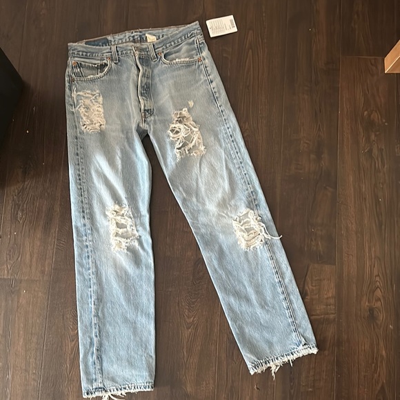 Levi's | Jeans | Levis 5 Ripped Jeans | Poshmark